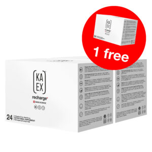 KA-EX® PWD recharge<span style="color:#ff0000;">+</span>   2x 24er<br><span style="font-size:14px; font-weight:400; color:#555;">48 Portionen + 24 Portionen FREE</span>