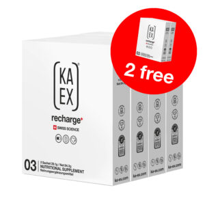 KA-EX® PWD recharge<span style="color:#ff0000;">+</span> 4x 3er<br><span style="font-size:14px; font-weight:400; color:#555;">12 Portionen + 6 Portionen FREE</span>